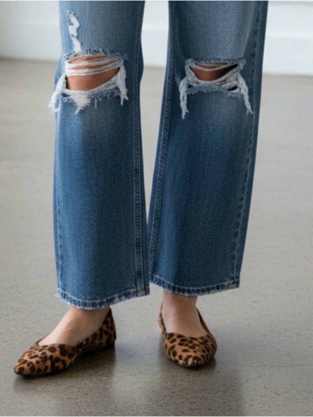Leopard Print Women's Flats - Picture 7 of 7